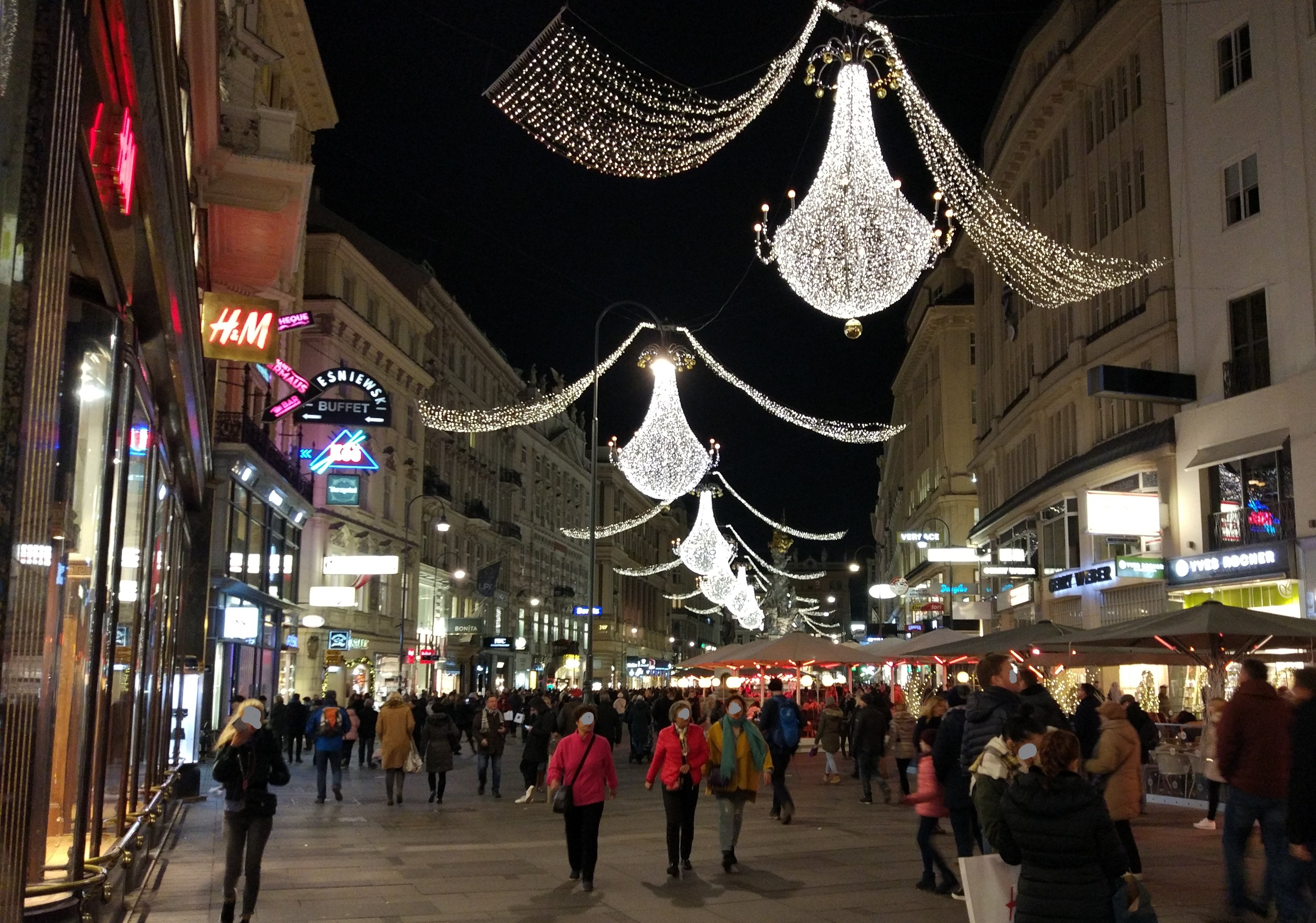 Graben, via principale di Vienna durante il periodo natalizio