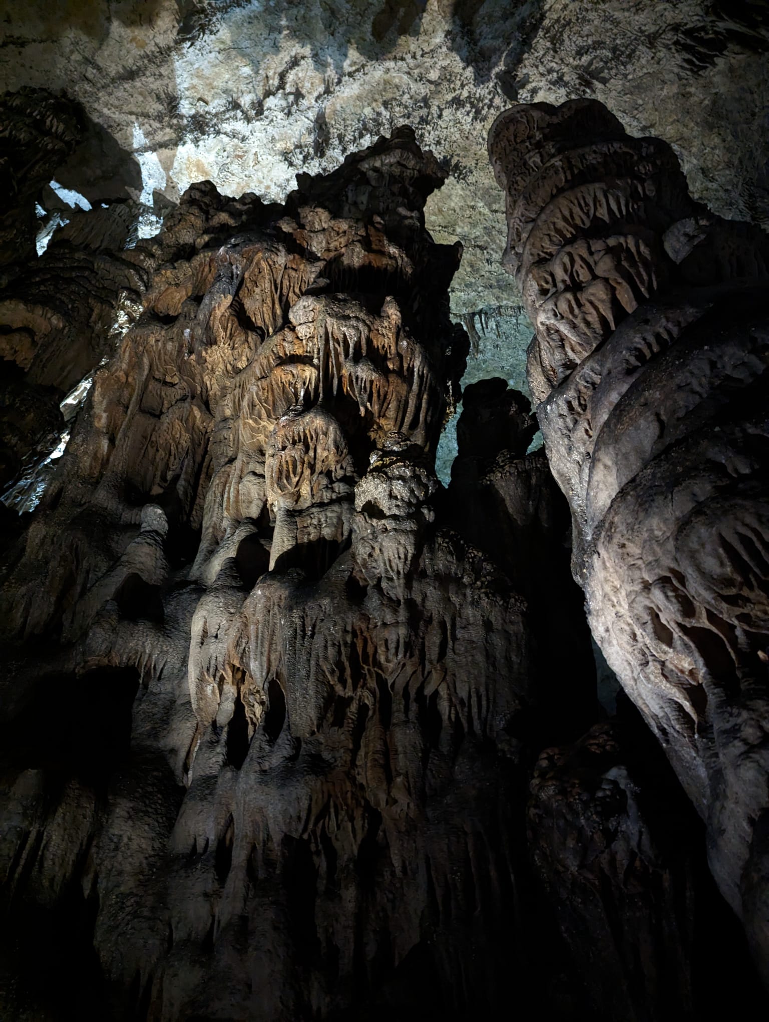 Grotte di Collepardo _ le colonne della cattedrale sotterranea