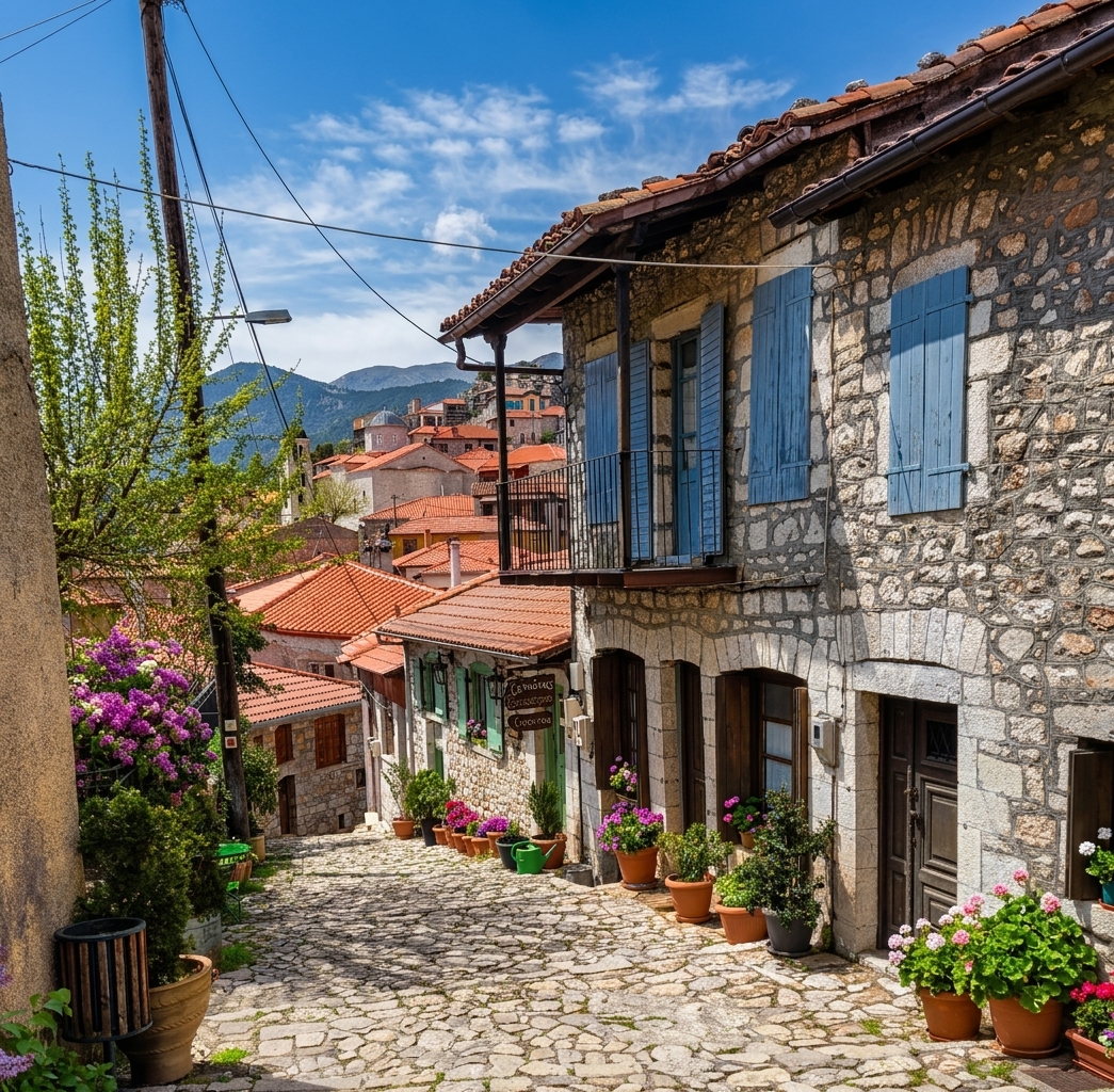 Dimitsana (Arcadia) borgo di pietra